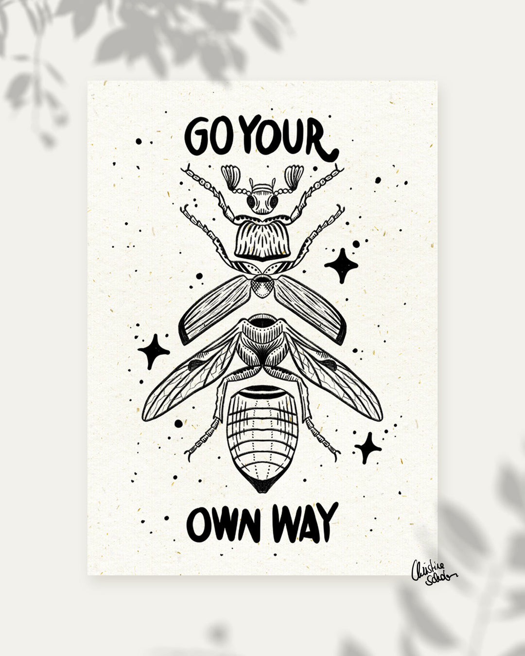 Go Your Own Way Digitaldruck